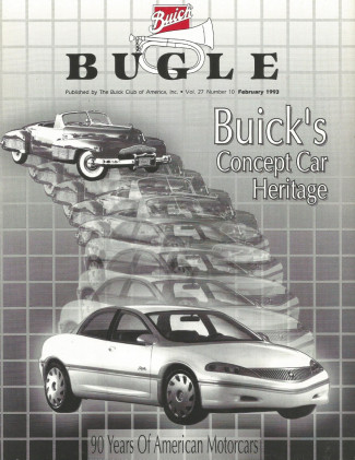 THE BUICK BUGLE 1993 FEB - 90 YEARS of BUICK CONCEPTS